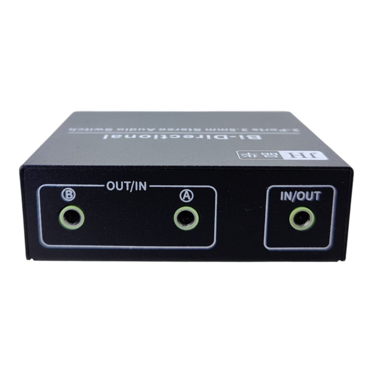 Audio In/out Switcher 3.5mm Audio Switcher Box with Volume Control (2-Way)