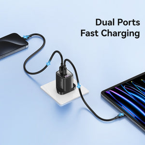 30W USB Charger Digital Display Gan Fast Charger