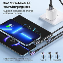 Load image into Gallery viewer, 66W 3-in-1 Charging Cable
