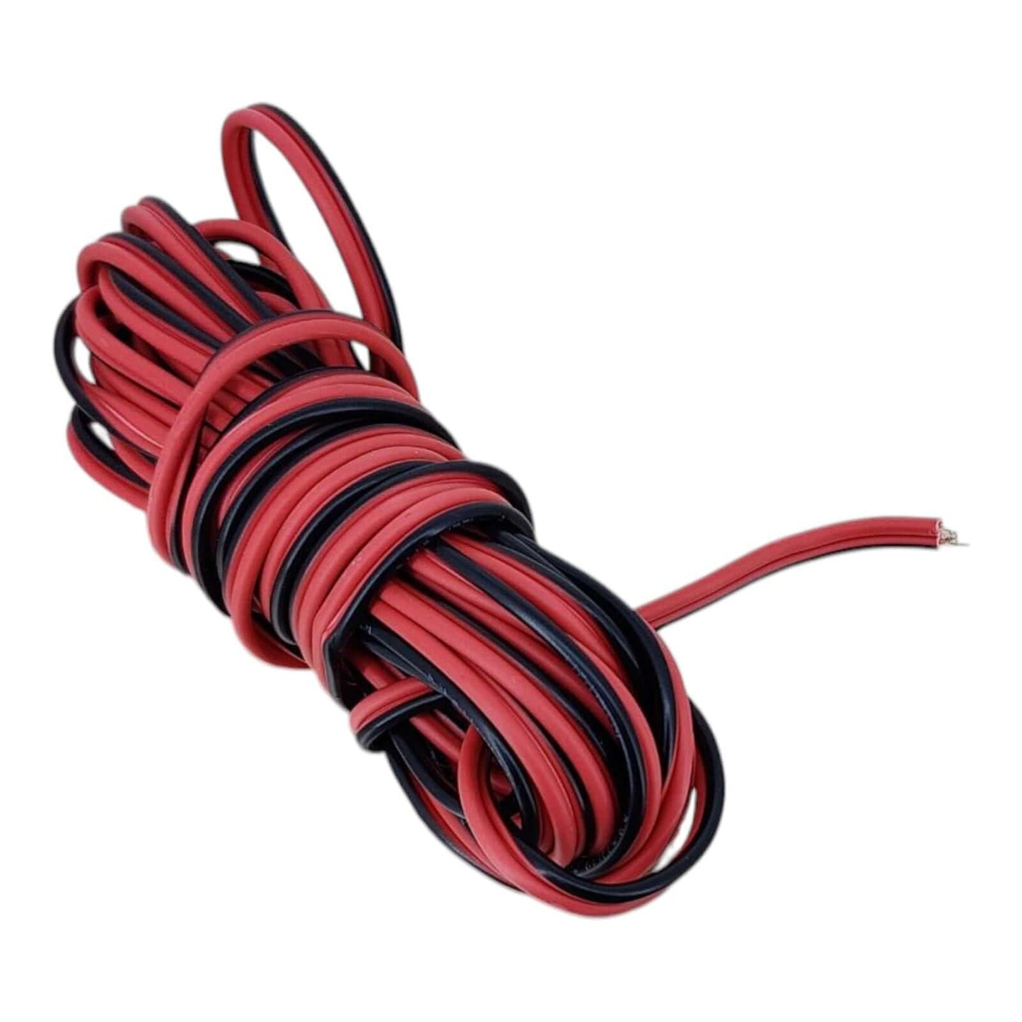 紅黑 2x0.5mm² 電線 - 99.99% OFC 無氧銅 (1米/5米)