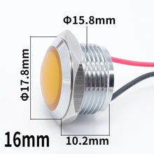 將圖片載入圖庫檢視器 12v 3色信號燈 可選16mm 19mm 22mm
