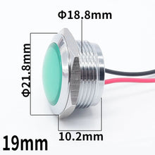 將圖片載入圖庫檢視器 12v 3色信號燈 可選16mm 19mm 22mm
