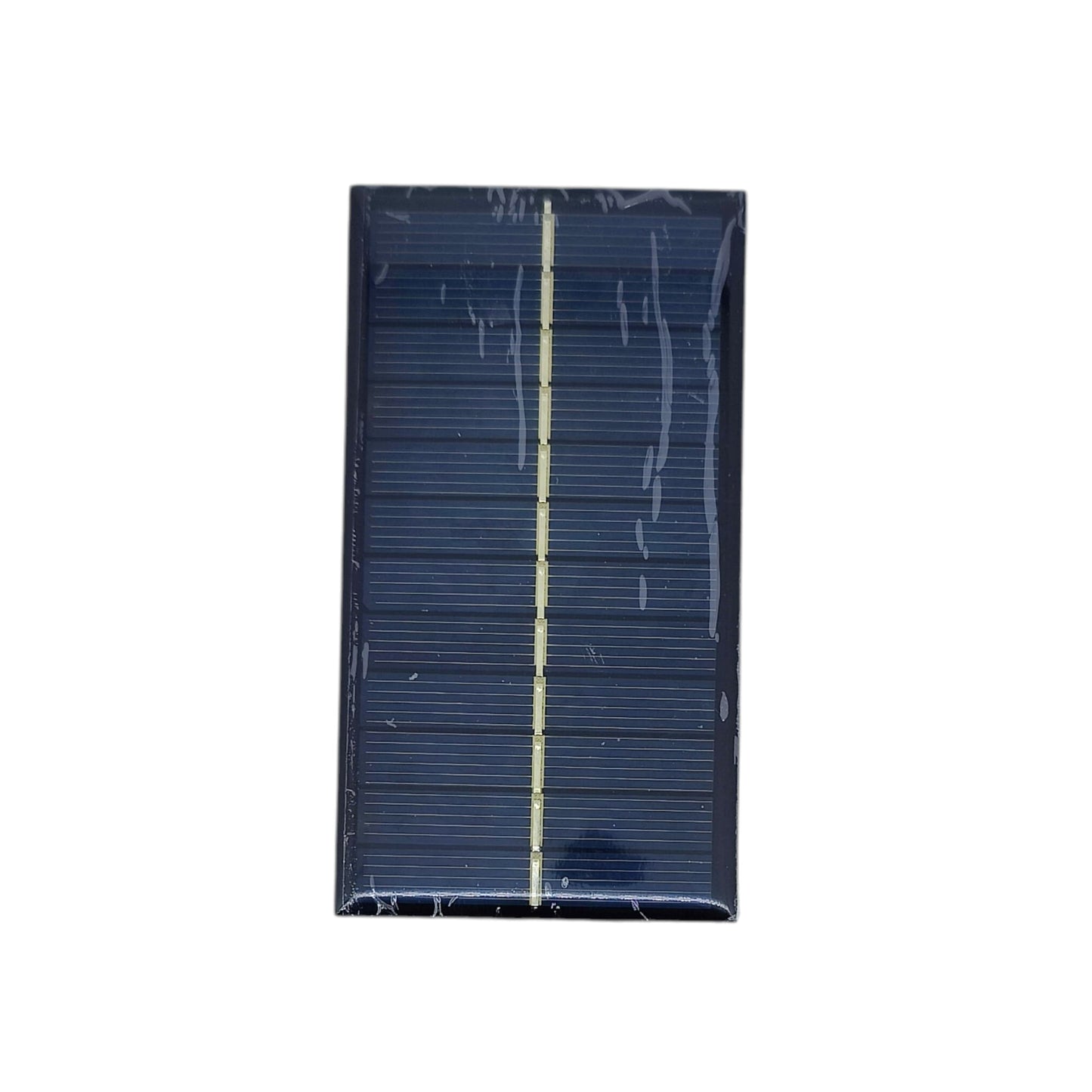 Front view of the 3V 1W mini solar panel showing photovoltaic cells