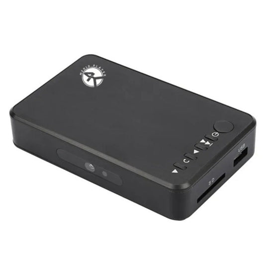 4K Digital Media Player Box with SD Card Slot and Control Buttons
