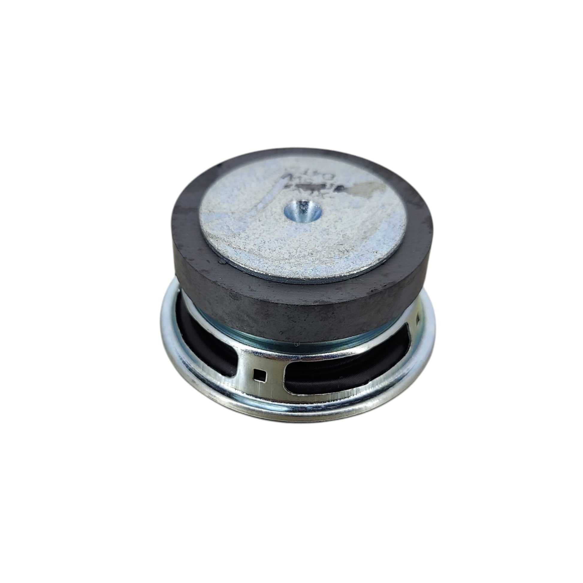 喇叭背面 45mm 磁鐵及 4 Ohm 5W 規格標示。