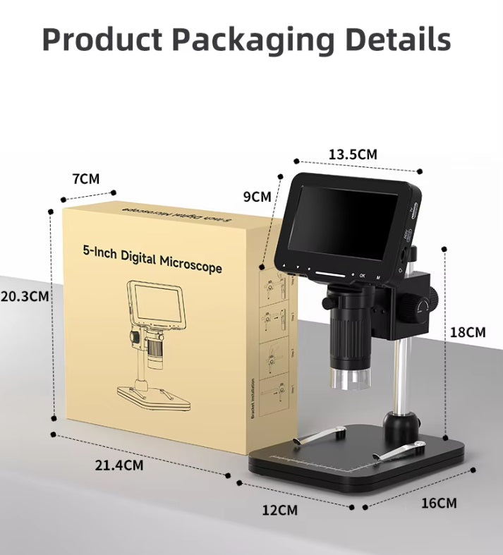 5 Inch Digital Microscope 1000x