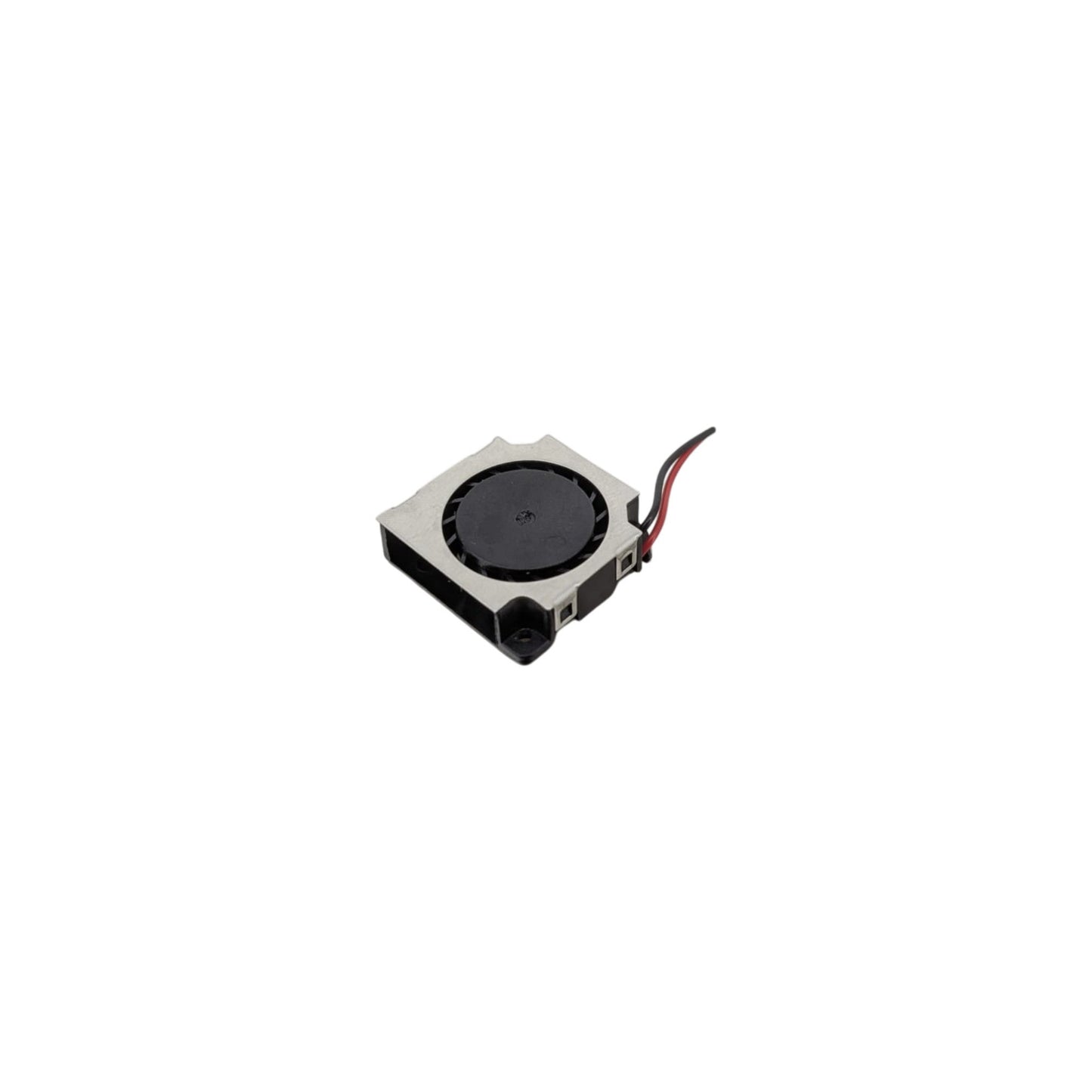 5V 微型鼓風機 20x20x6mm 頂部視圖，展示圓形進氣口，適合香港 DIY 電子設備散熱。