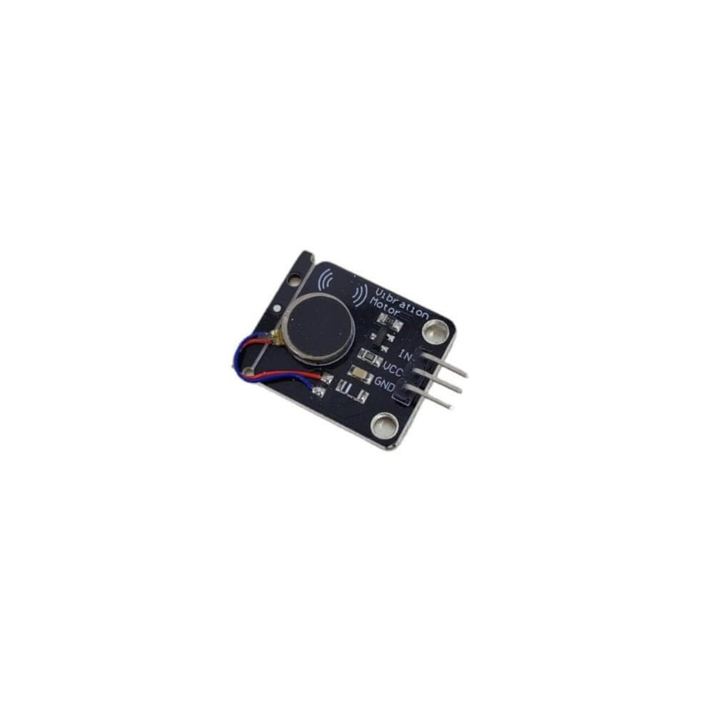 5V PWM vibration motor switch module for Arduino, featuring a mini motor and sensor connections.