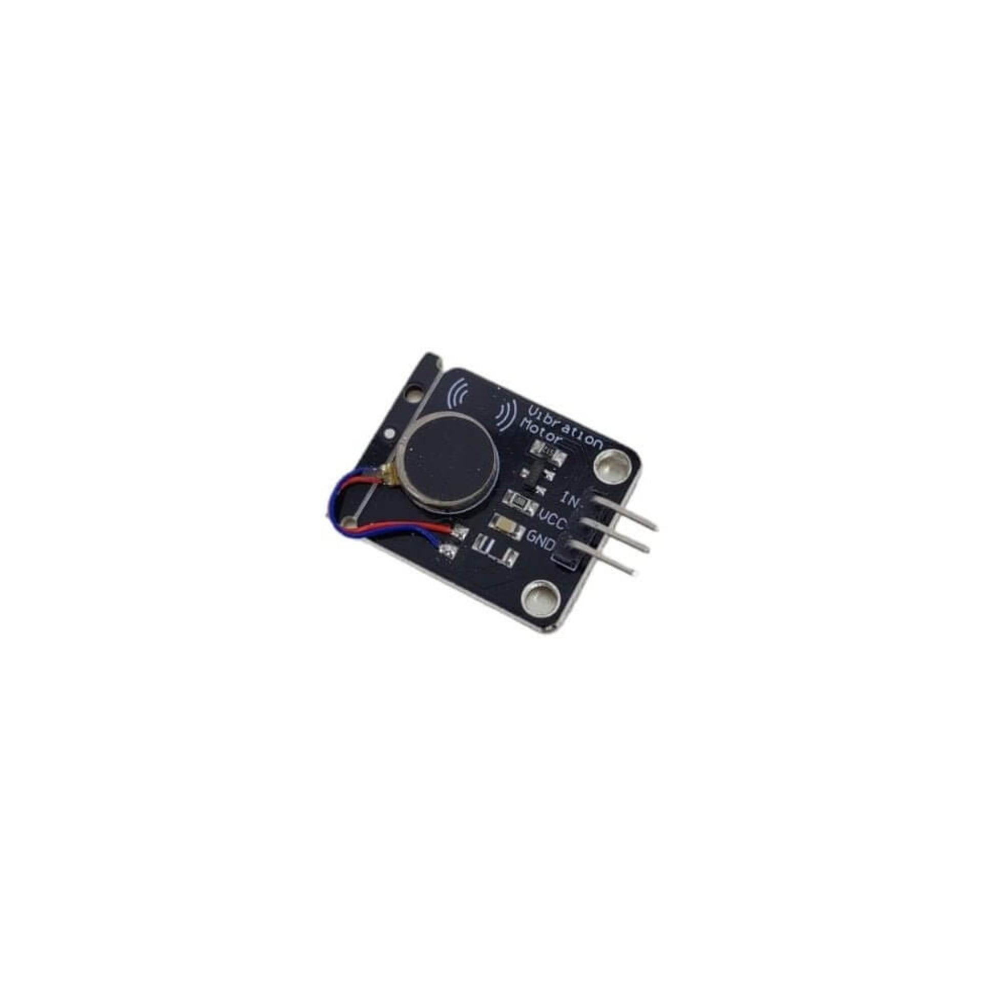 5V PWM vibration motor switch module for Arduino, featuring a mini motor and sensor connections.