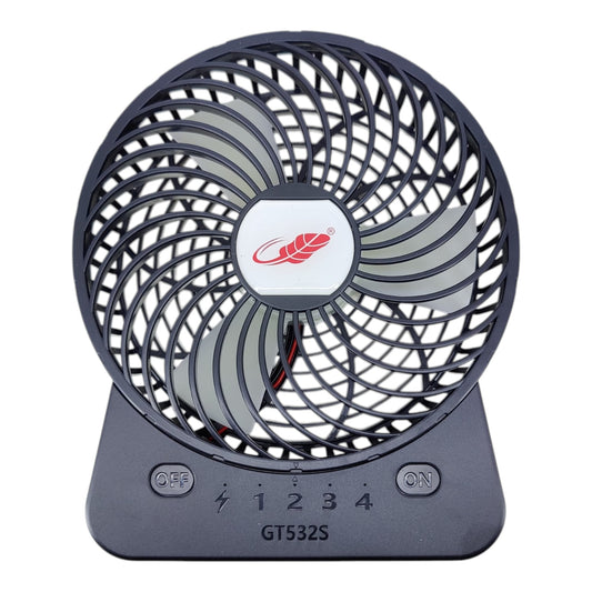 6吋4檔強力充電芭蕉扇，支援外置充電寶功能。