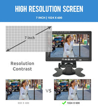Load image into Gallery viewer, 7” HDMI VGA AV LCD Monitor for CCTV

