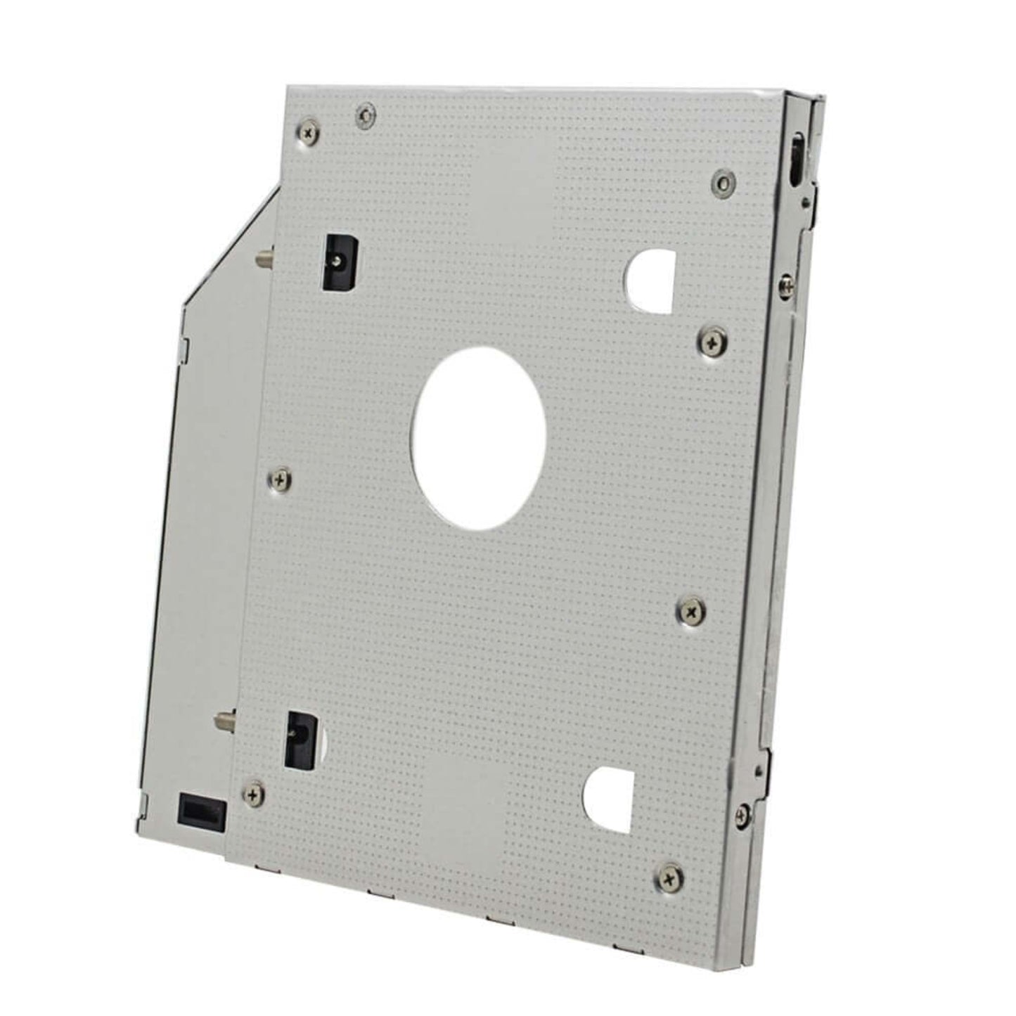 9.5mm SATA III 2.5" HDD/SSD caddy for laptops, designed for easy installation and enhanced storage capacity.