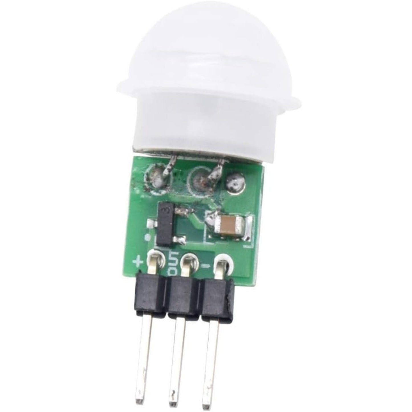 Compact AM312 SR301 pyroelectric infrared (PIR) motion sensor module for detection projects.