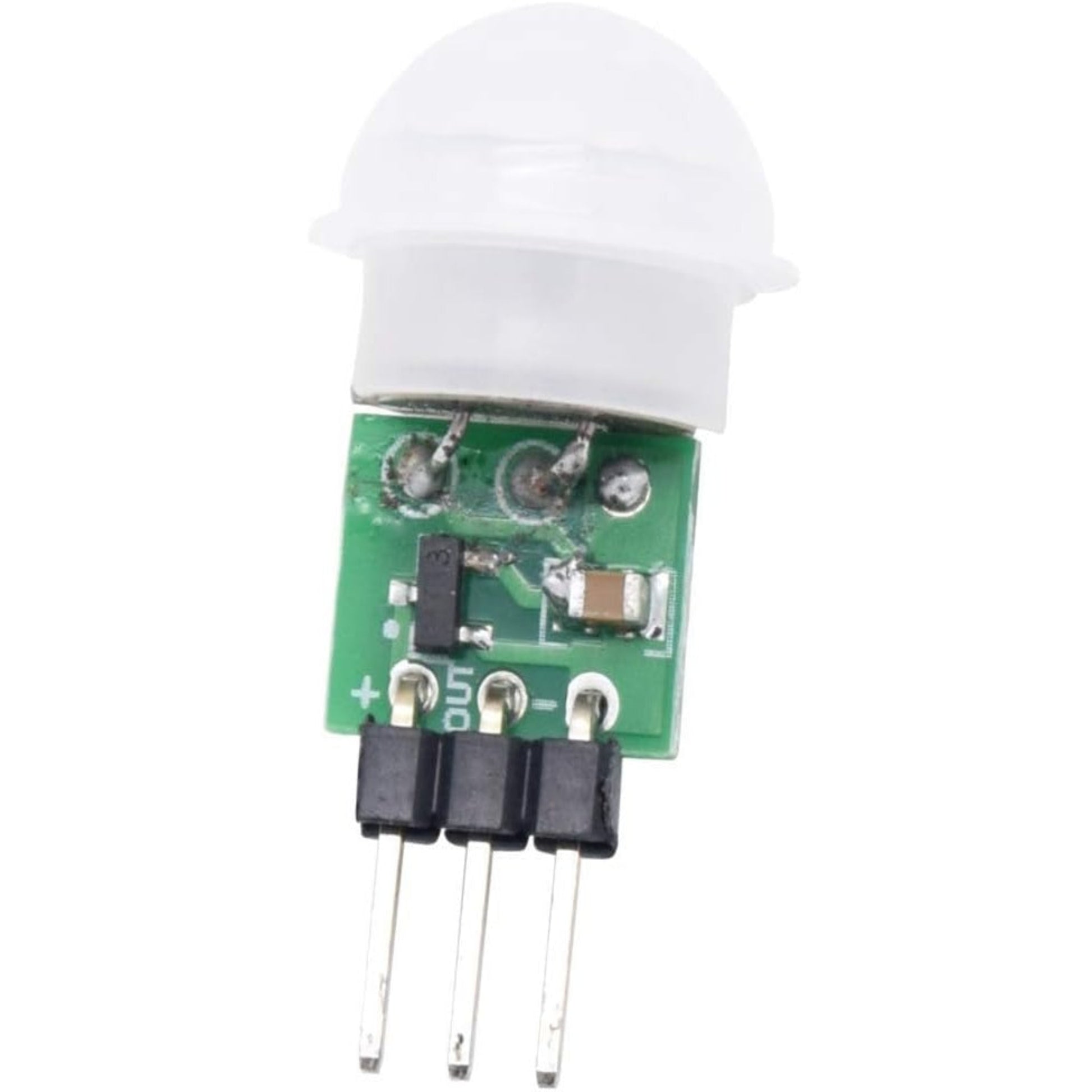 Compact AM312 SR301 pyroelectric infrared (PIR) motion sensor module for detection projects.