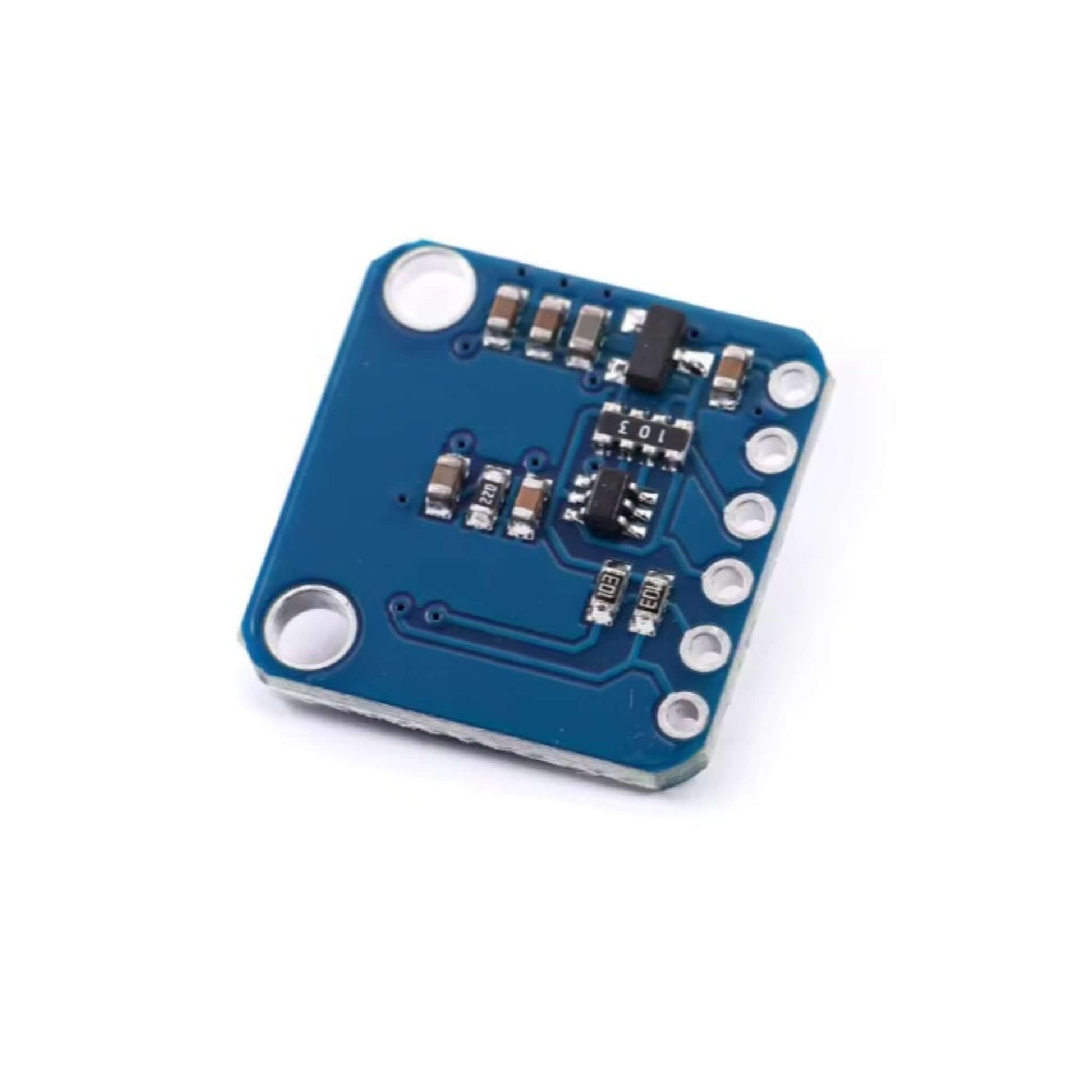 Back view of the AMG8833 8x8 thermal imager sensor module, showing surface-mount components.