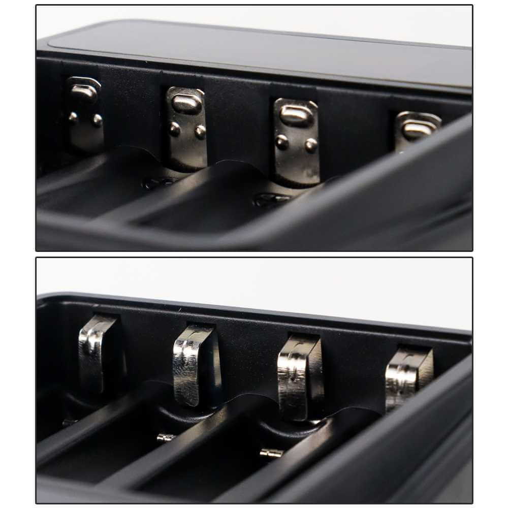4 slots NI-MH AA/AAA LCD charger