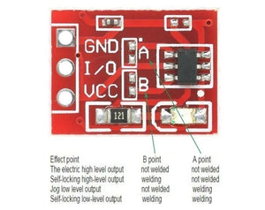 DIY觸摸按鍵模組(自鎖,點動)