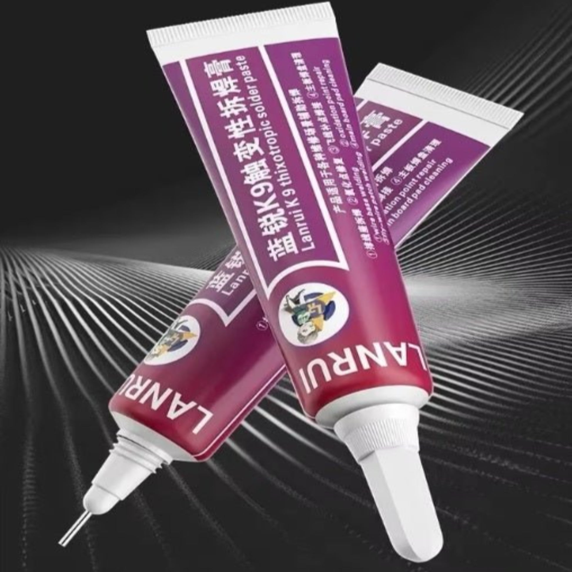 Lanrui K9 Desoldering Paste 15ML - Effective for electronic soldering and removing excess solder.