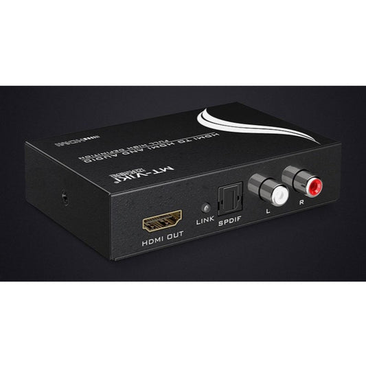 MT-VIKI HDMI to Audio Extractor Splitter with HDMI, RCA, Optical outputs, ideal for superior audio extraction.