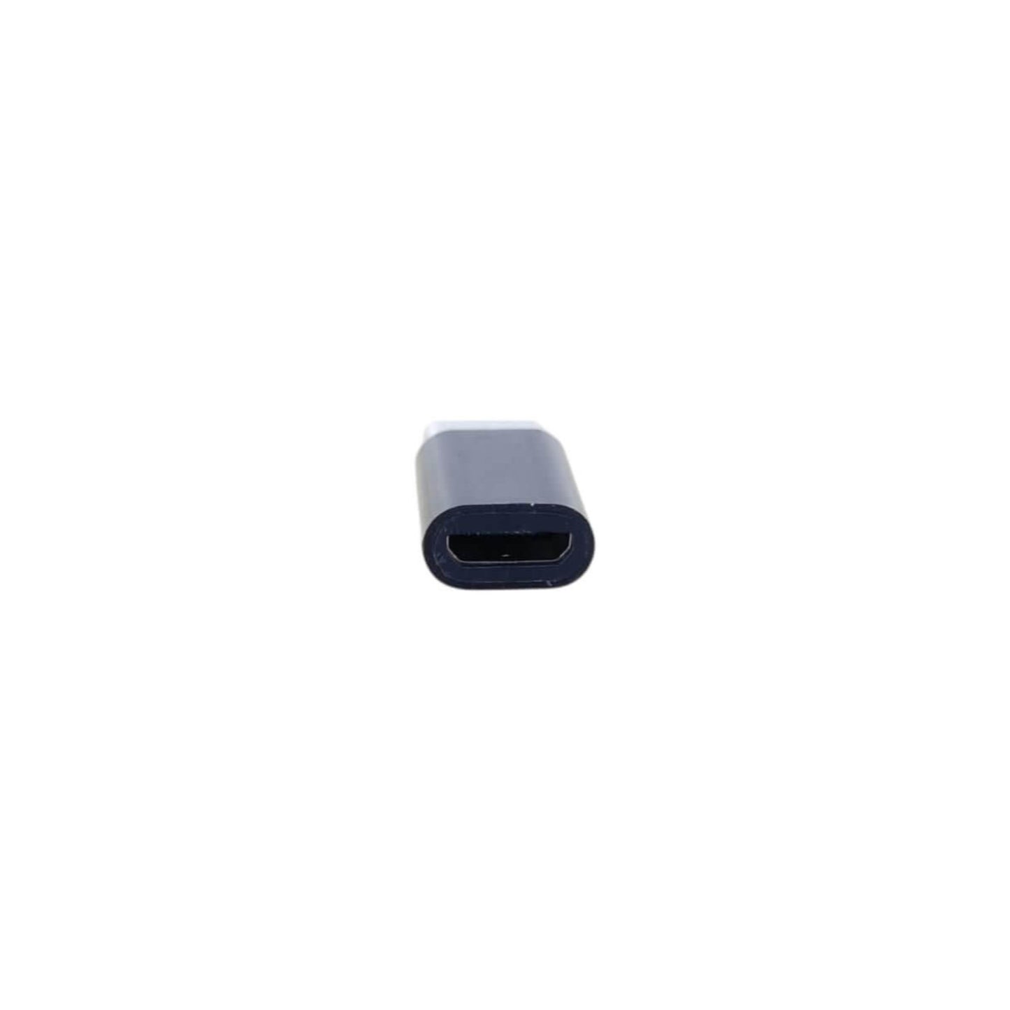 Micro USB Female to Type-C Male Adapter for universal charging and data sync.
