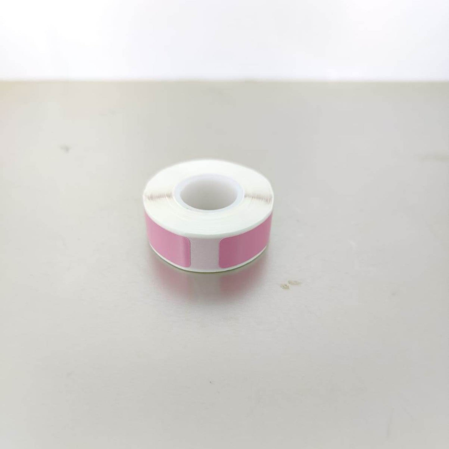 P15 pink thermal label tape, 12x40mm, for home office school label makers.