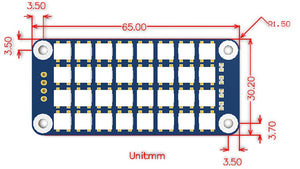 Raspberry Pi RGB LED Extension Board WS2812B