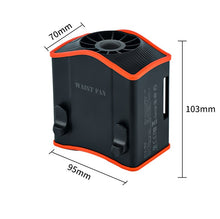Load image into Gallery viewer, Strong Wind Waist Clip Fan USB Charging
