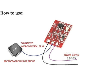 DIY觸摸按鍵模組(自鎖,點動)