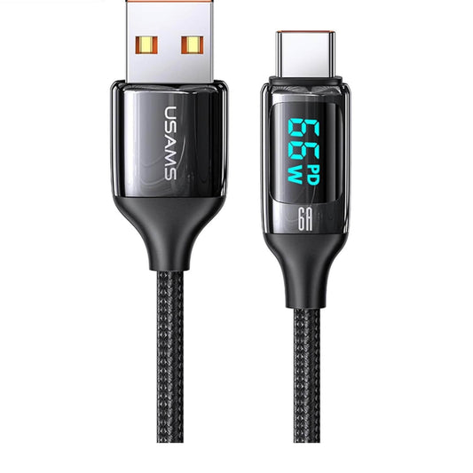 USAMS Digital Display USB - A to USB - C Cable 66W - Sun Cheong Computer Company Limited