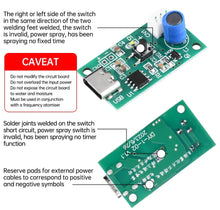 Load image into Gallery viewer, Type-c USB Mini Humidifier DIY Kits
