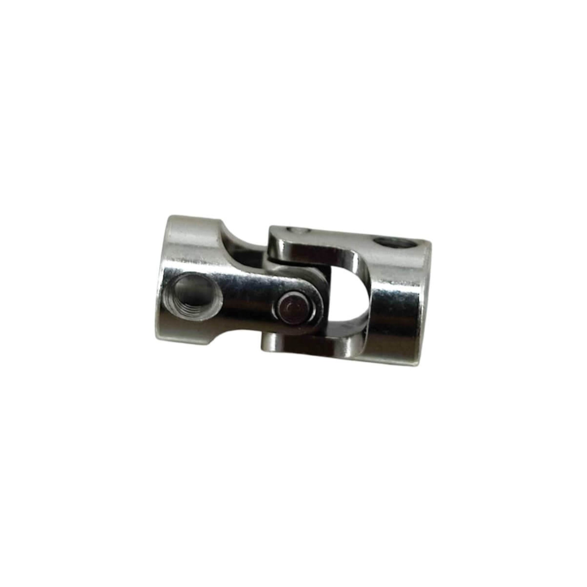 Universal coupling with 5mm inner diameter and 23mm length, made of durable steel for RC vehicles and machinery.