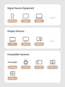 Hagibis Wireless Display Dongle For Phone/Table/PC