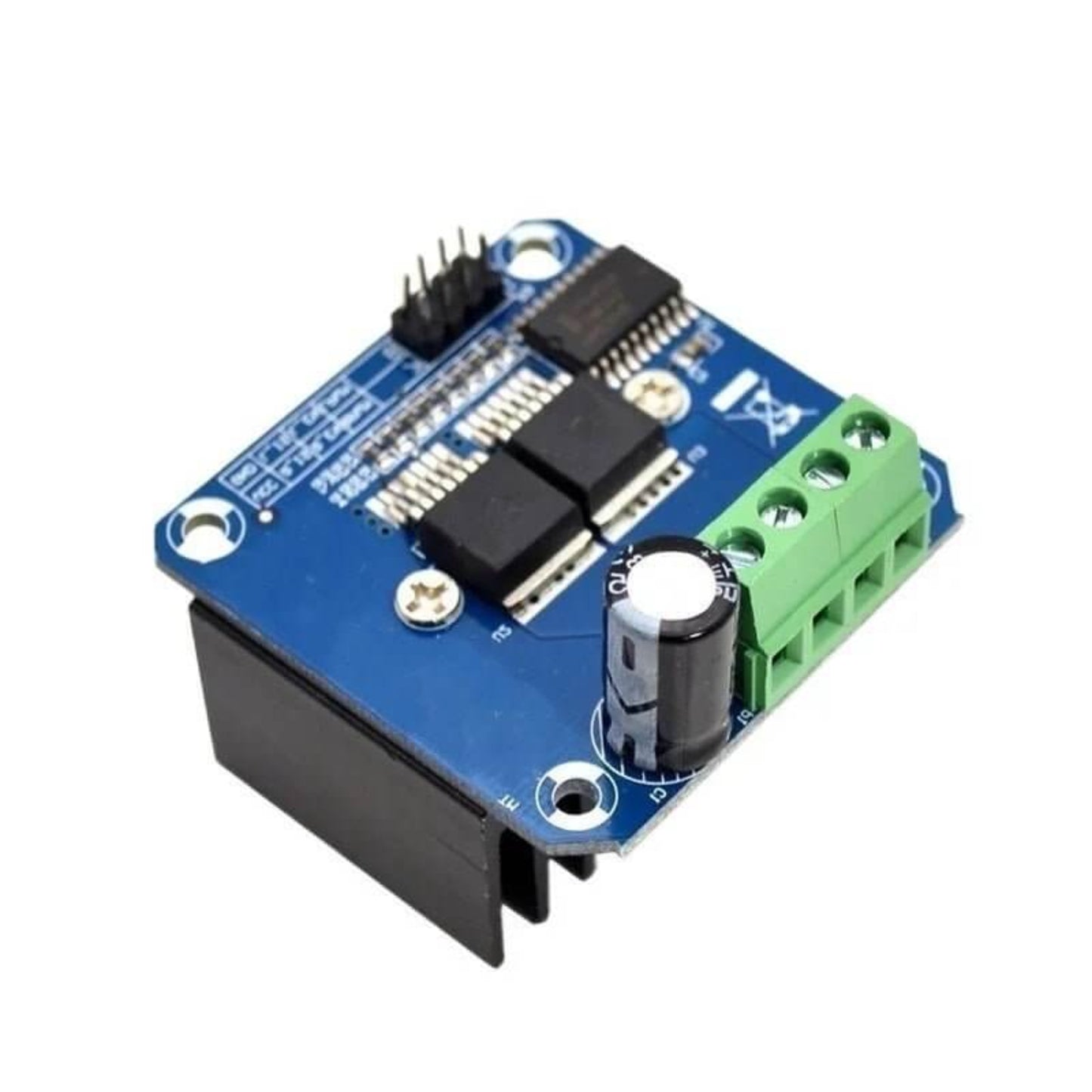 Wiring terminals and pins on BTS7960 H-Bridge module