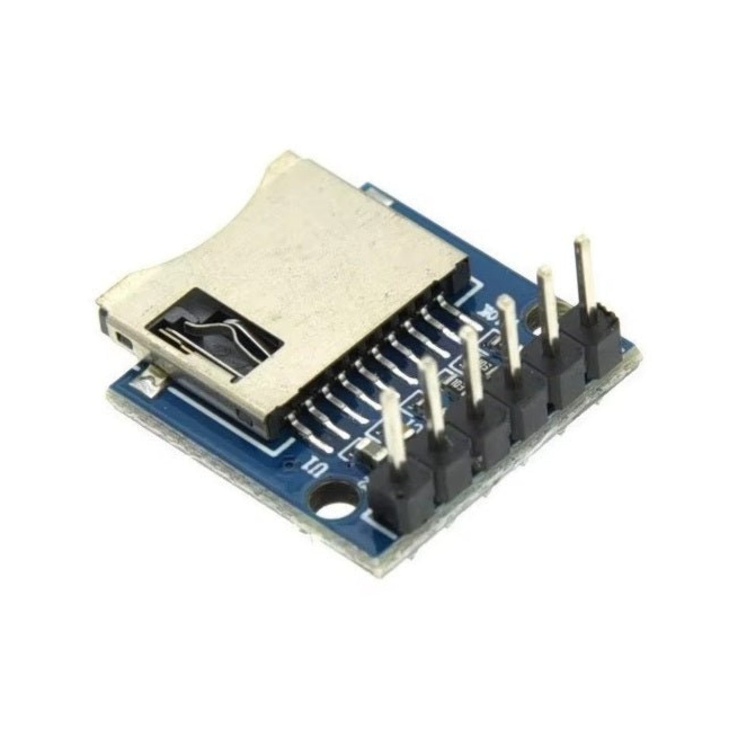 Mini Micro SD Card SPI Module for Arduino, compact design for easy data logging and file storage, plug-and-play integration.