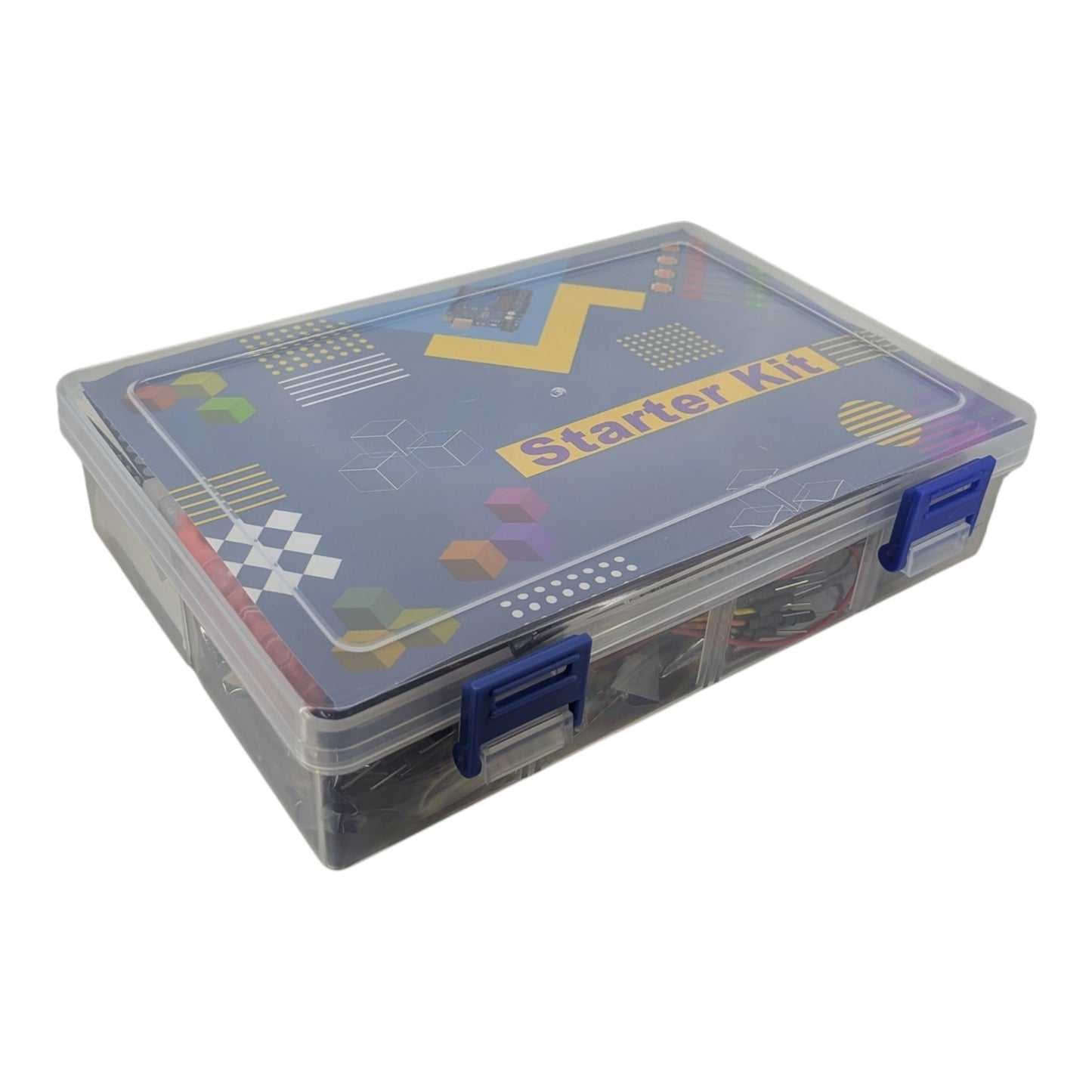 Arduino UNO R3 STEM 學習套件連專屬透明收納盒，外觀整潔，方便整理電子零件及各種線材。歡迎到店取貨及查詢。