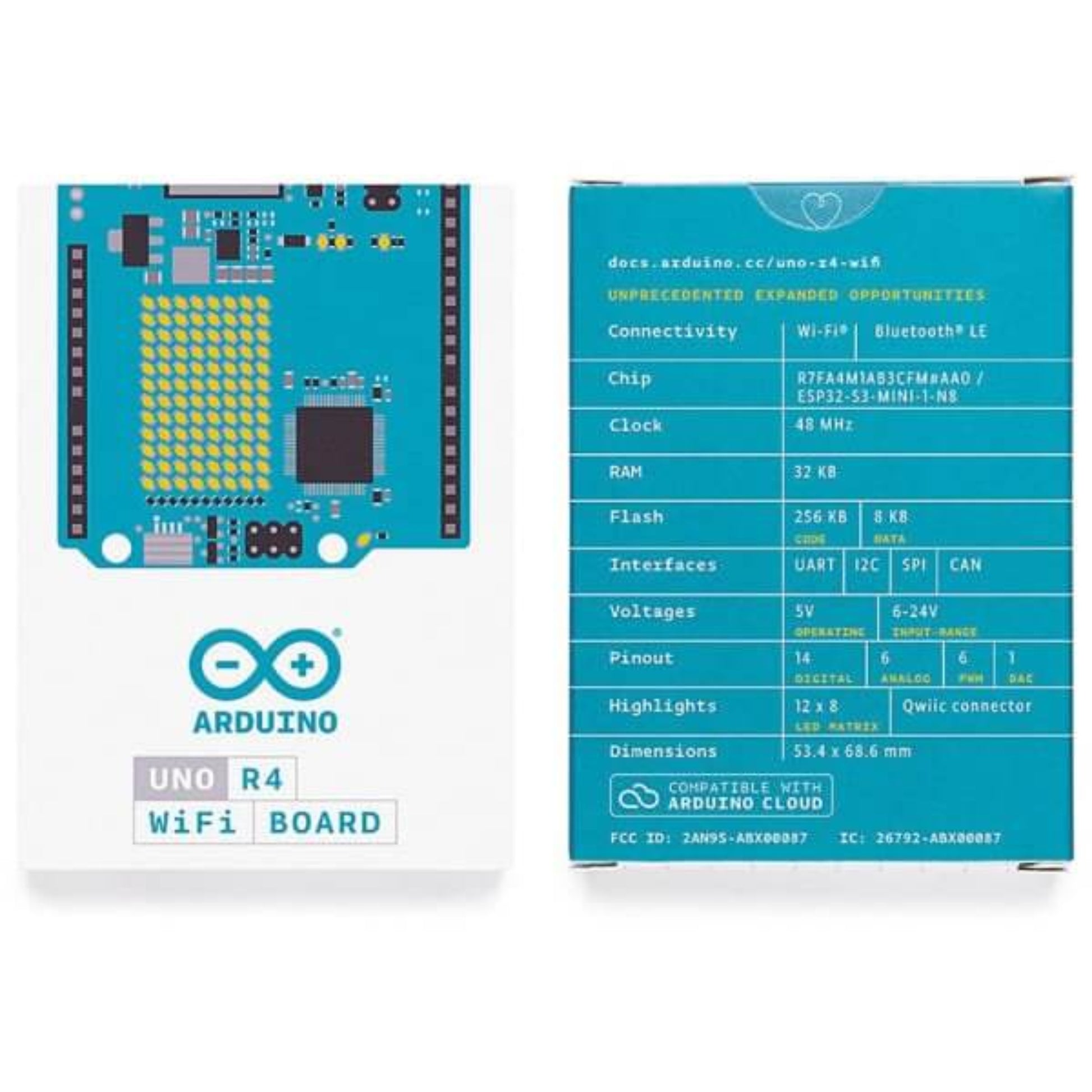 Arduino UNO R4 WiFi | ESP32-S3 & LED Matrix Board
