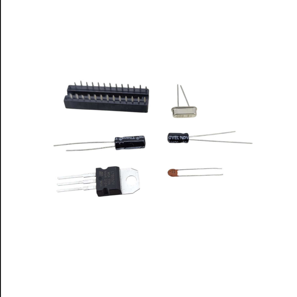 Atmega Socket ATmega328P-PU IC Socket & Component Kit (No IC) | SCCC
