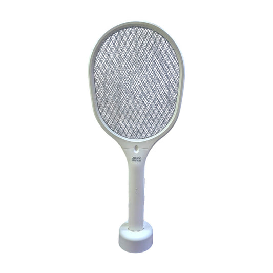 AUX FC-889 2合1電蚊拍與直立底座，支援2600V高壓電擊及自動藍紫光誘蚊滅蚊。