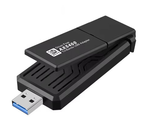 AX5400 WiFi 6E USB 3.0 Adapter for high-speed tri-band wireless connectivity