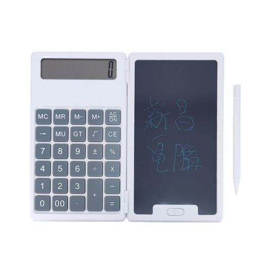 Calculator with LCD writing pad and stylus pen