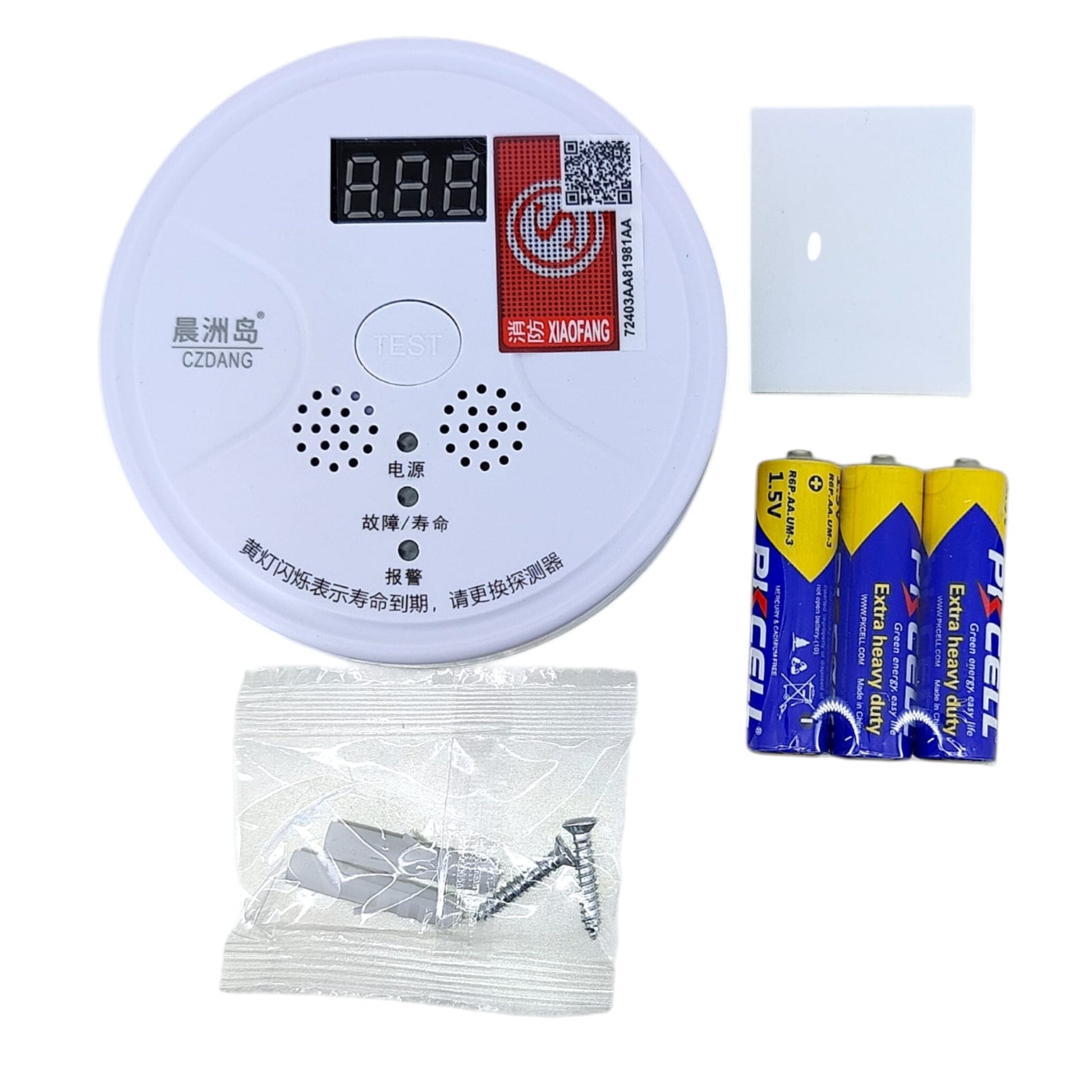 Installation diagram and user manual for Model JM-FL-002 gas detector.