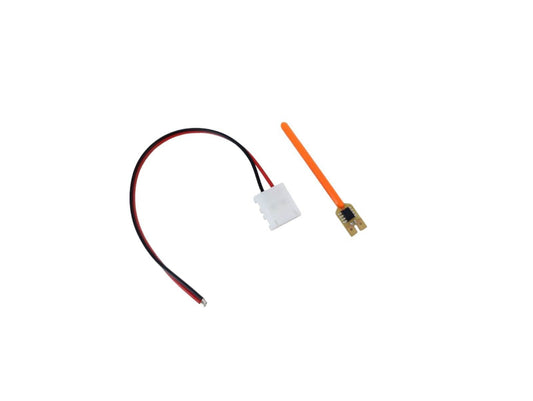 COB LED Meteor Lamp filament components including connectors and wires for easy installation and vibrant lighting solution.