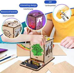 Micro:bit DIY Colorful Light Box Beginner Kit (without Micro:bit Main Board)