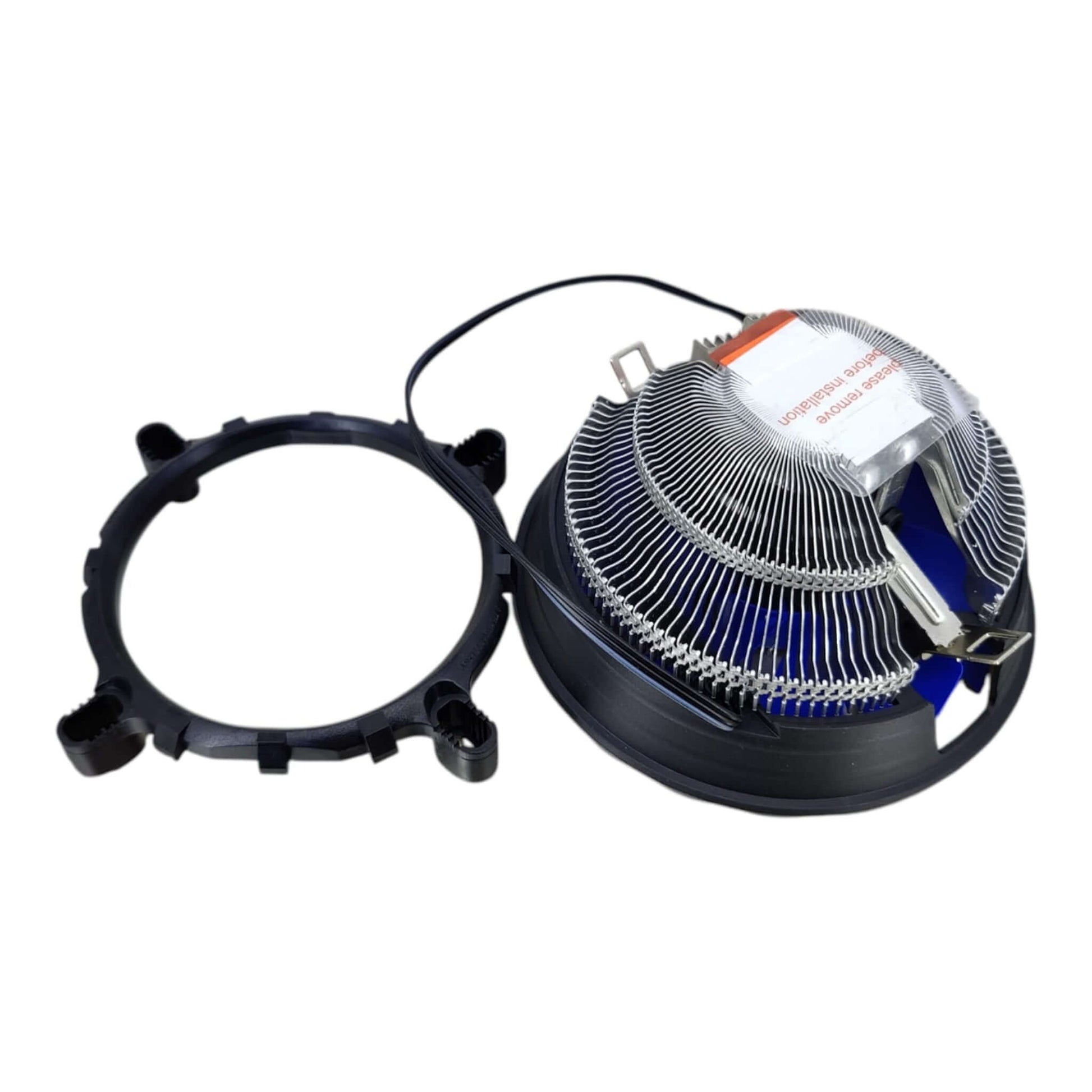 Universal mounting ring bracket for Intel LGA 775/1155/1200 sockets included with cooler.