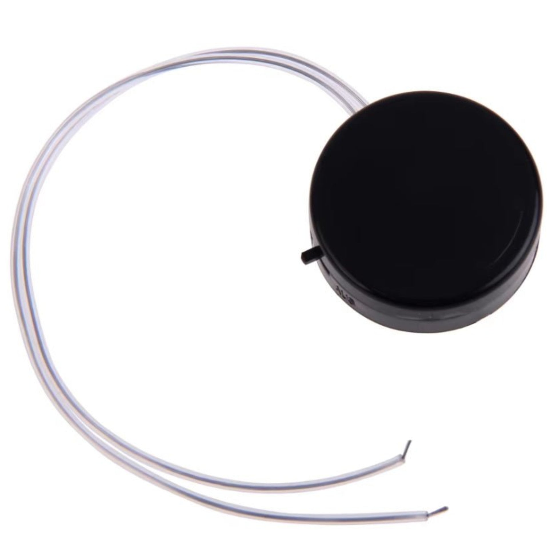 CR2032 battery case with leads and ON/OFF switch, designed for easy soldering and connecting.