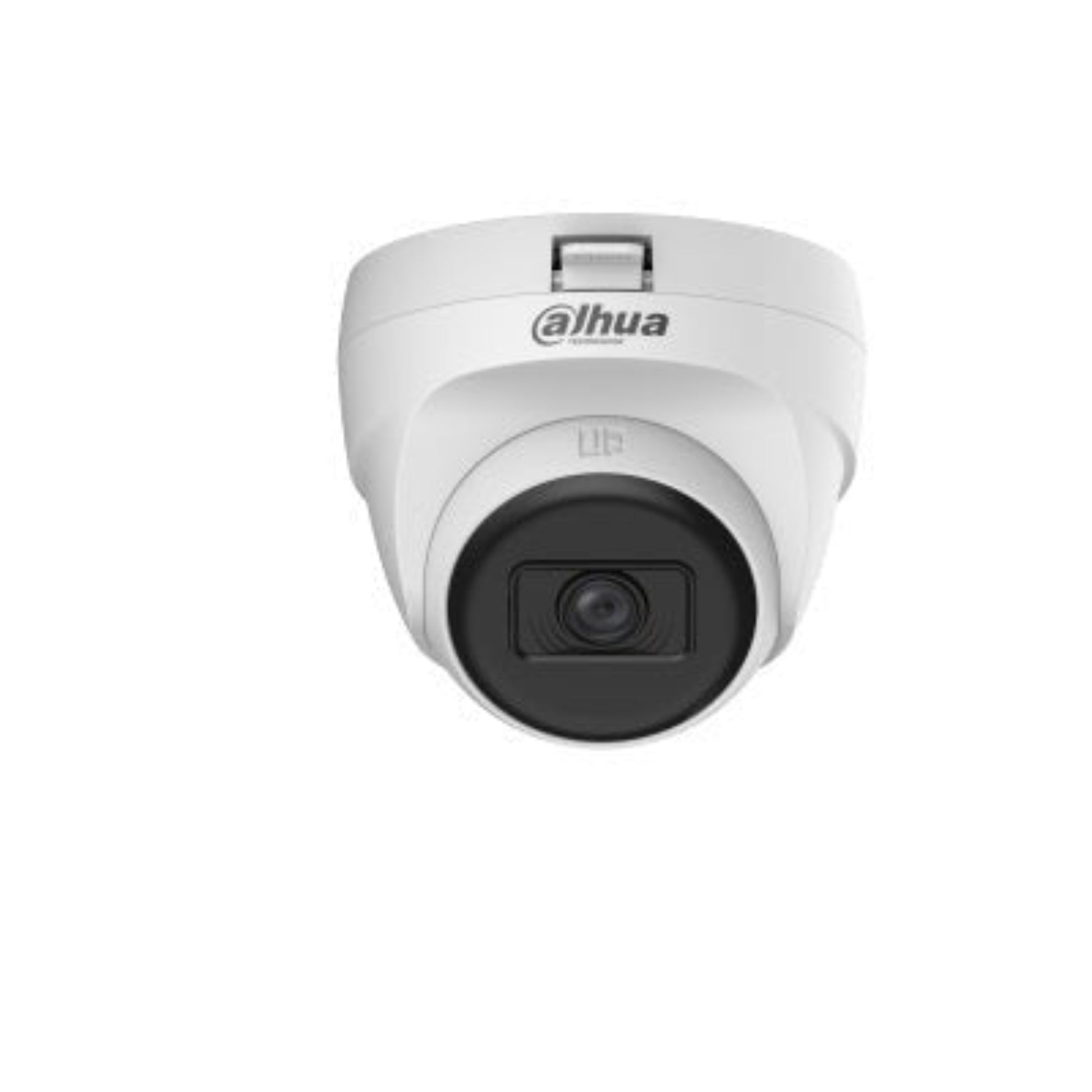 Dahua HAC-T1A21P-U 2MP dome camera with fixed-focal lens and Smart IR illumination.