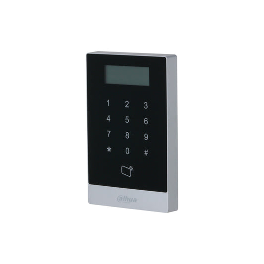 Dahua ASI1201A-ME standalone access control keypad with backlit touch display.