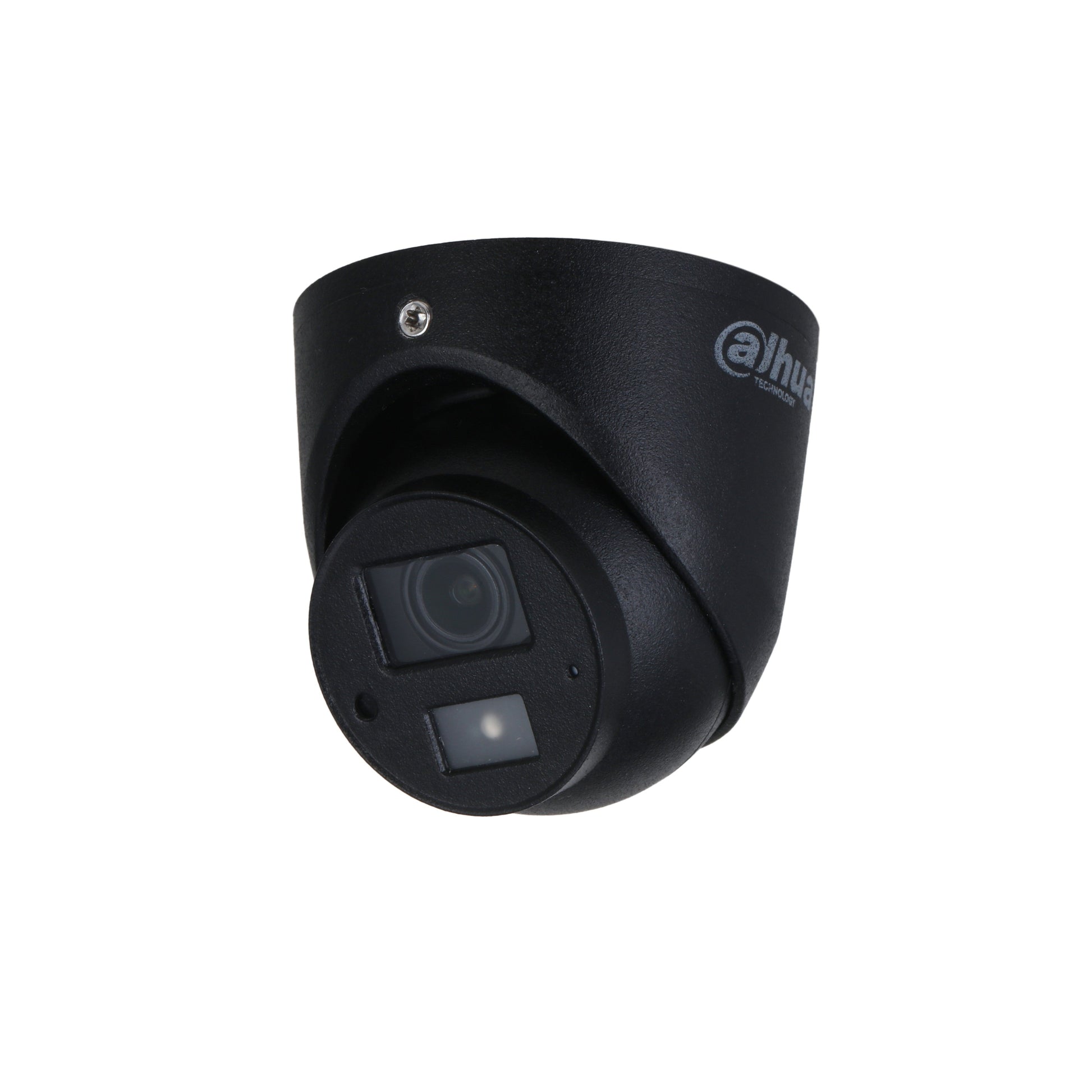 Front view of Dahua 2MP HDCVI Eyeball Camera showing 2.8mm lens and IR sensor.