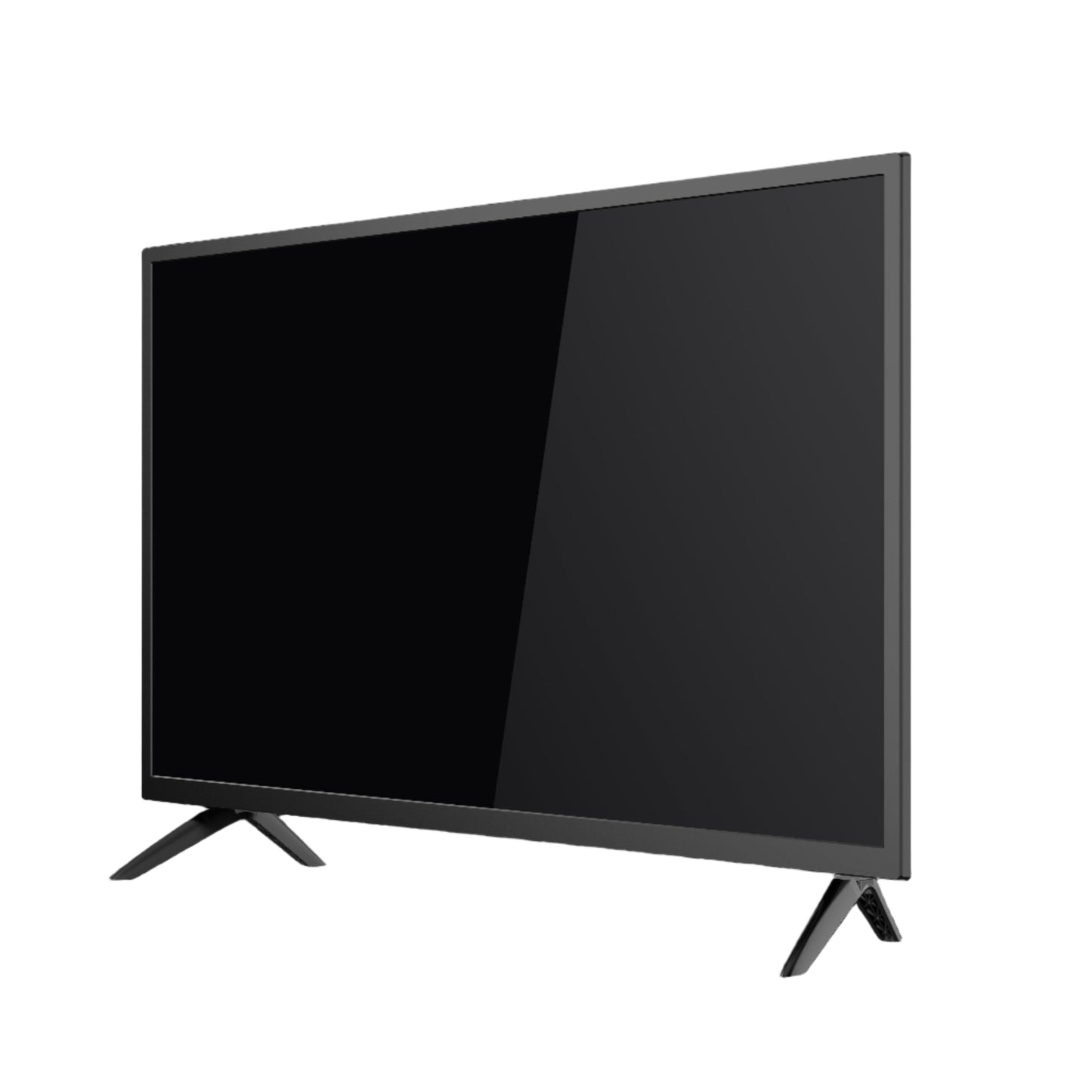 Side angle view of Dahua LM32-F200 LED monitor showing sleek black plastic housing