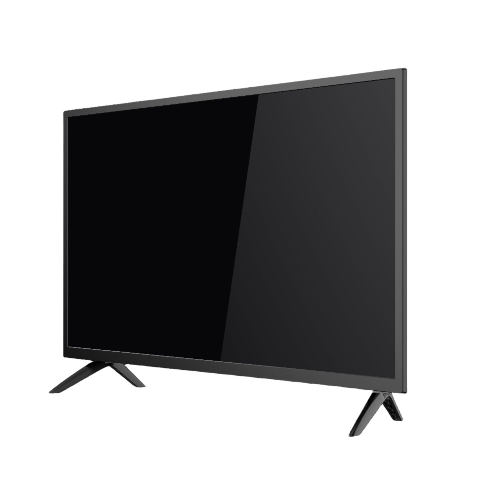 Side angle view of Dahua LM32-F200 LED monitor showing sleek black plastic housing